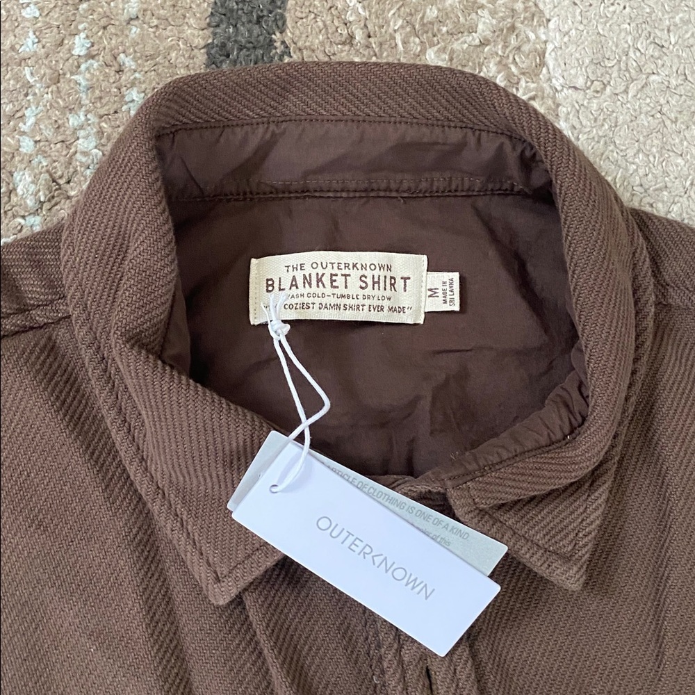 Outerknown Chroma Brown Blanket Shirt - Picture 3 of 7